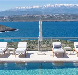 Selection of 4 bedroom villas with pool near Chania, sleeps 8